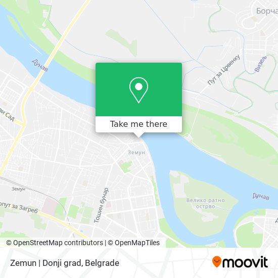 Zemun | Donji grad map