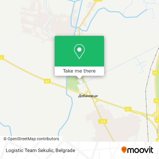 Logistic Team Sekulic map