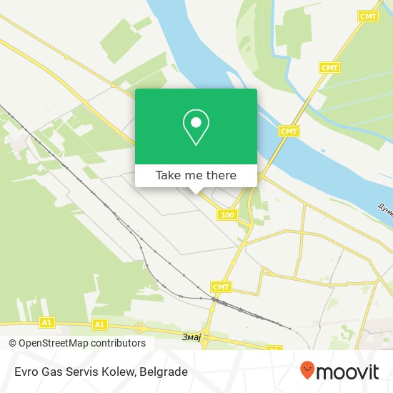 Evro Gas Servis Kolew map