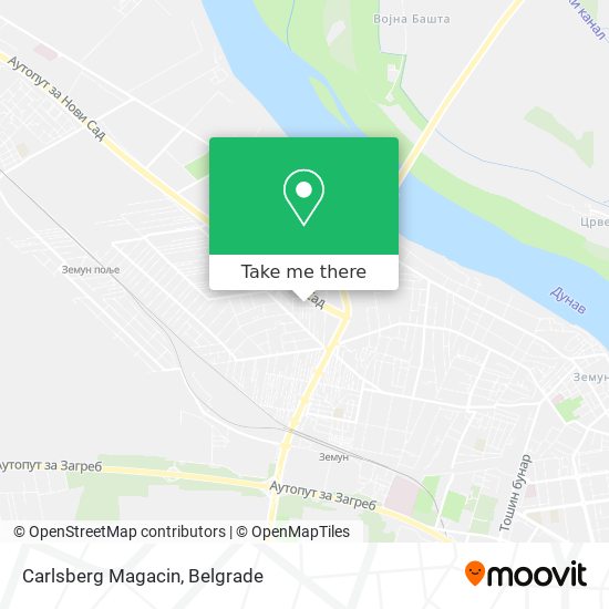 Carlsberg Magacin map