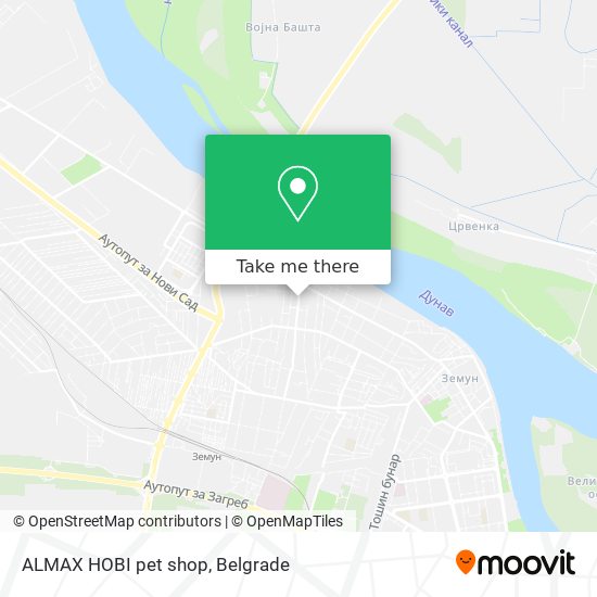 ALMAX HOBI pet shop map