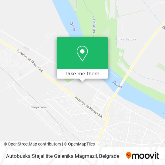 Autobuska Stajalište Galenika Magmazil map