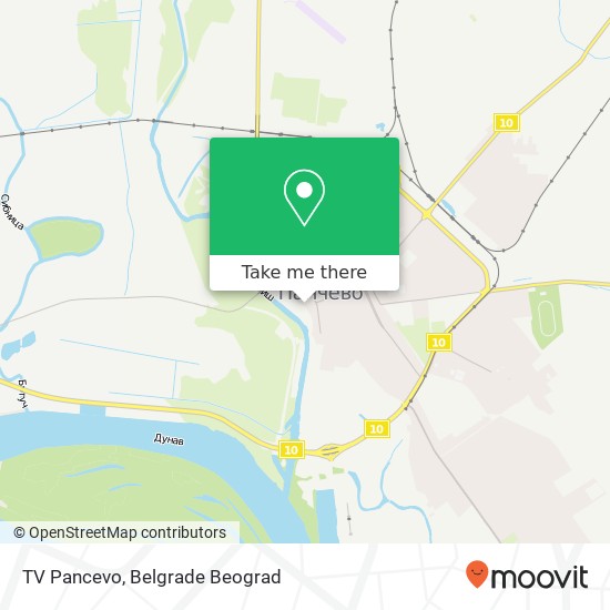 TV Pancevo map