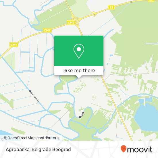 Agrobanka map