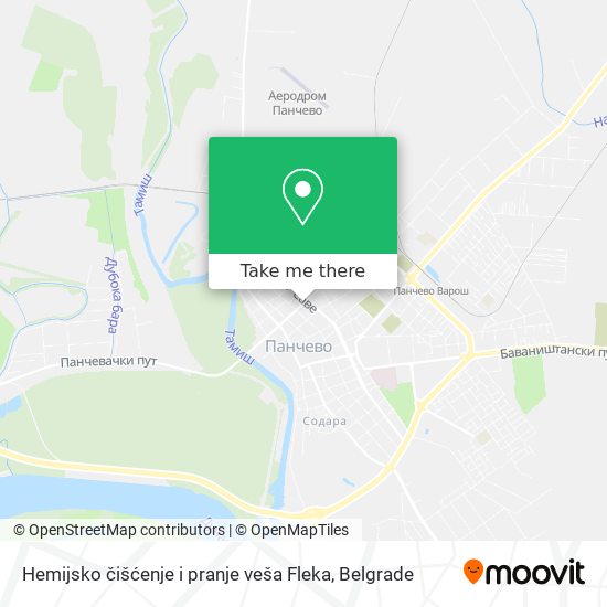 Hemijsko čišćenje i pranje veša Fleka map