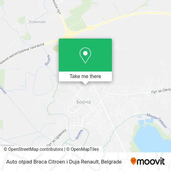 Auto otpad Braca Citroen i Duja Renault map