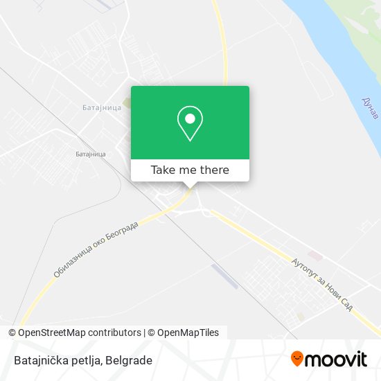 Batajnička petlja map