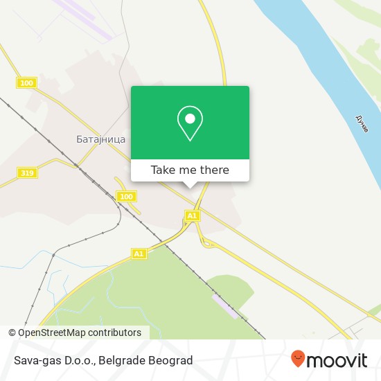 Sava-gas D.o.o. map