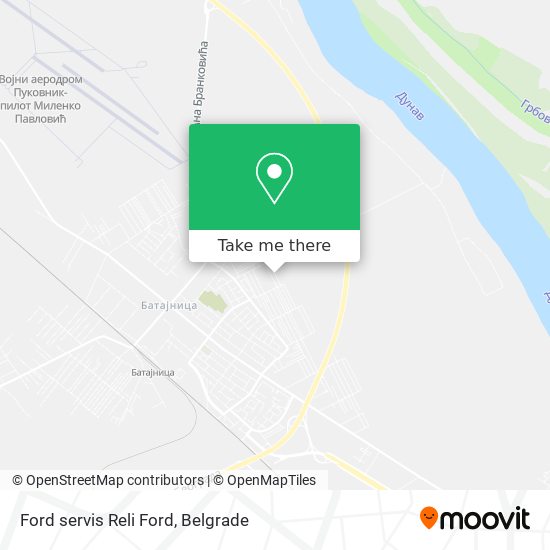 Ford servis Reli Ford map