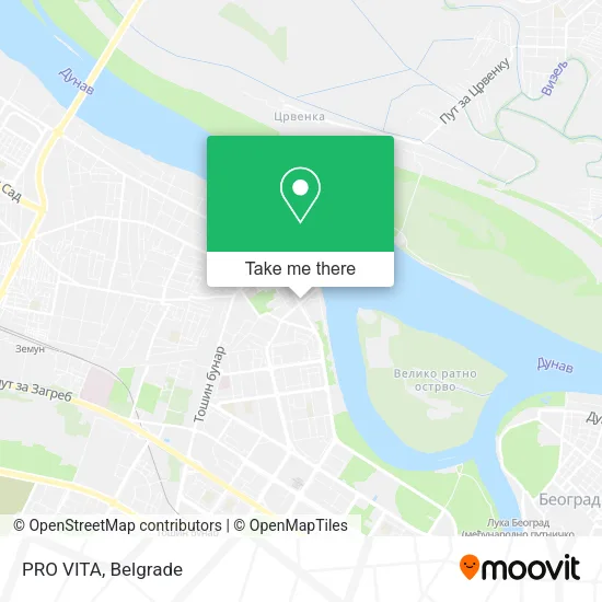 PRO VITA map