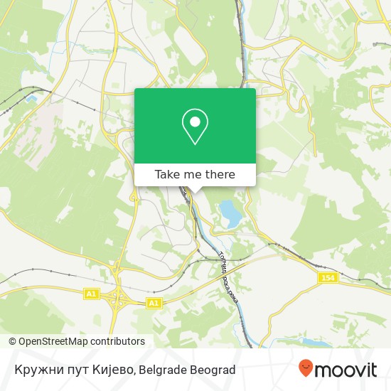 Кружни пут Кијево map