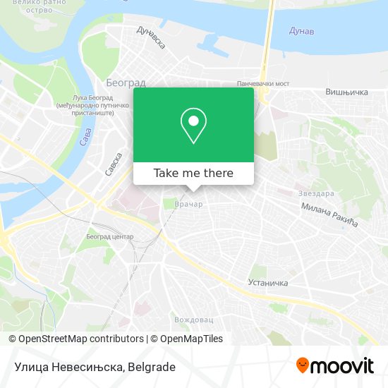 Улица Невесињска map