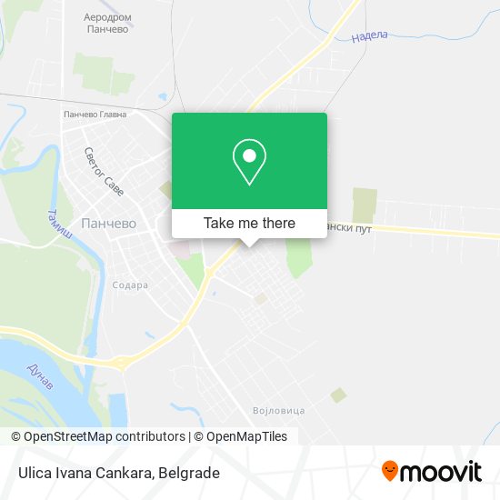 Ulica Ivana Cankara map