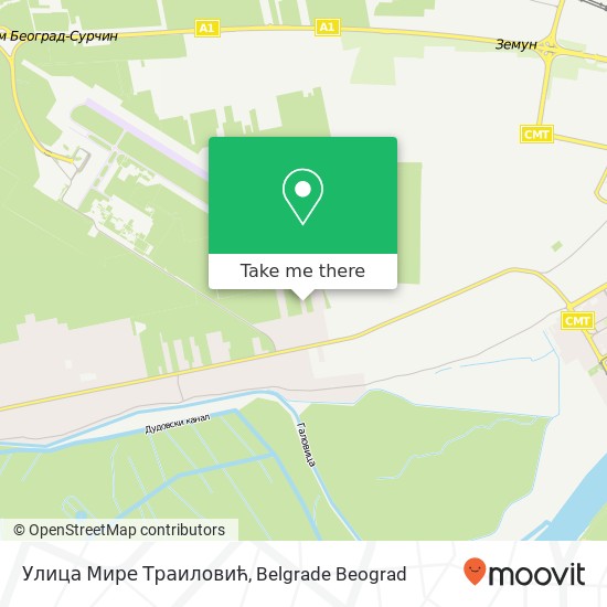 Улица Мире Траиловић map