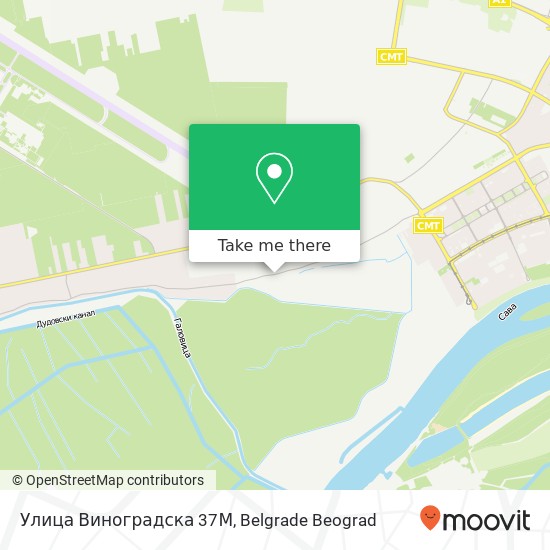 Улица Виноградска 37М map