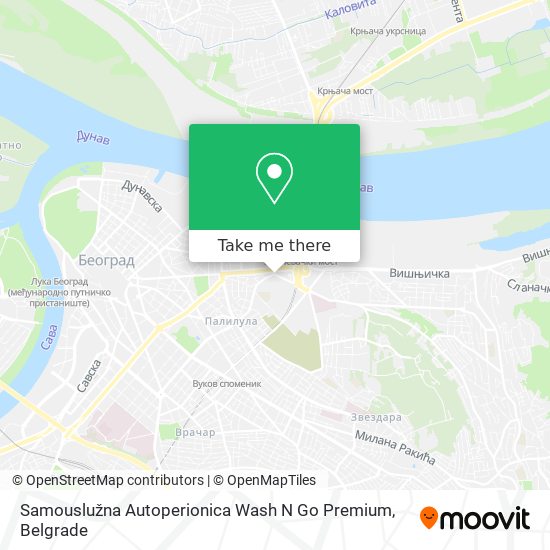 Samouslužna Autoperionica Wash N Go Premium map