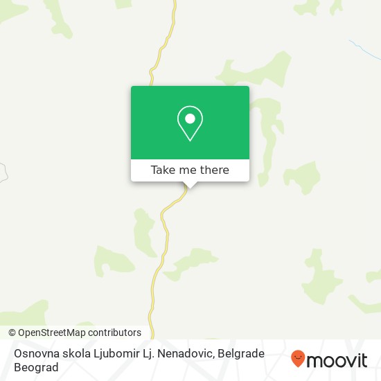 Osnovna skola Ljubomir Lj. Nenadovic map