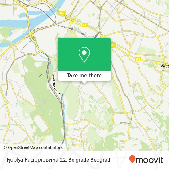 Ђорђа Радојловића 22 map