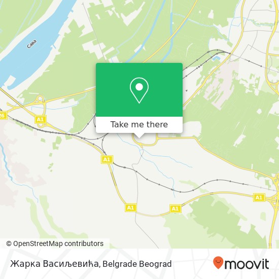 Жарка Васиљевића map