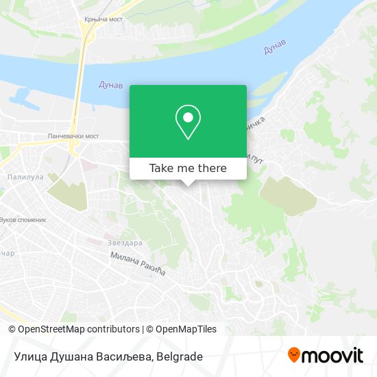 Улица Душана Васиљева map