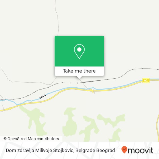 Dom zdravlja Milivoje Stojkovic map