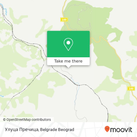 Улуца Пречица map