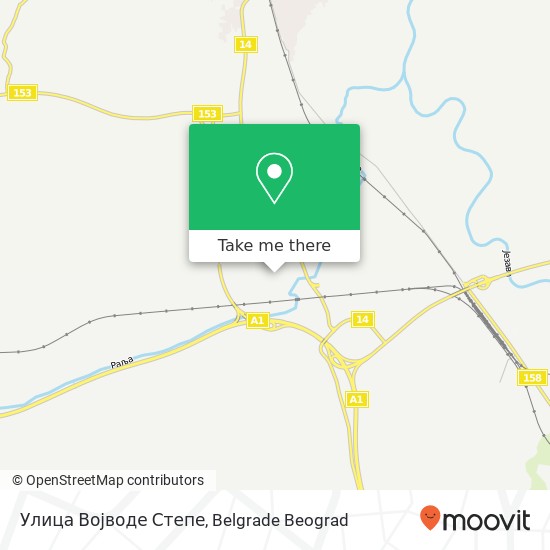 Улица Војводе Степе map