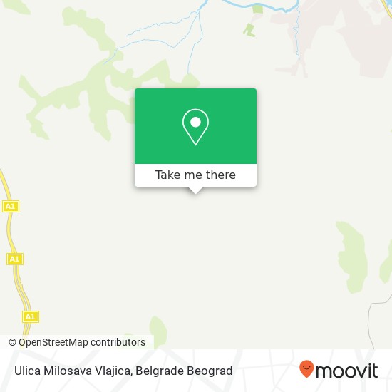 Ulica Milosava Vlajica map