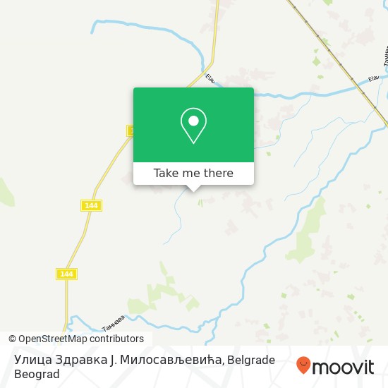 Улица Здравка Ј. Милосављевића map