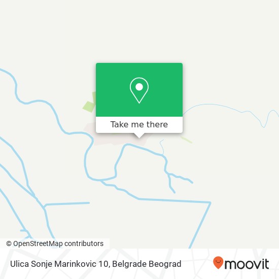 Ulica Sonje Marinkovic 10 map