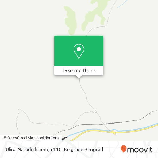 Ulica Narodnih heroja 110 map