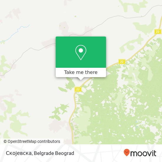 Скојевска map