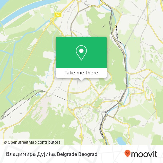 Владимира Дујића map