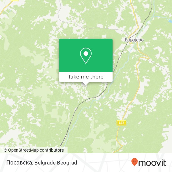 Посавска map