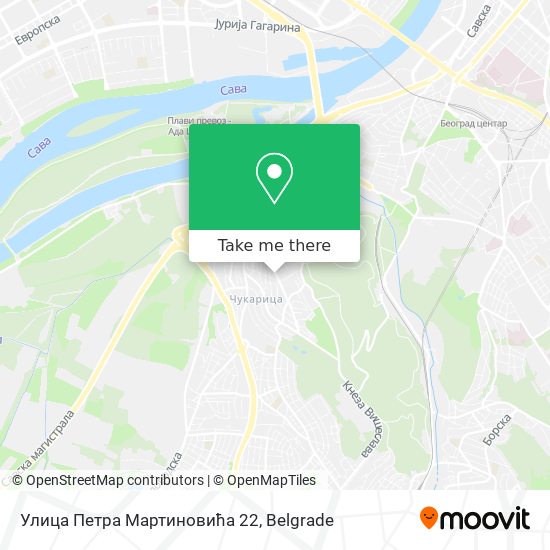 Улица Петра Мартиновића 22 map