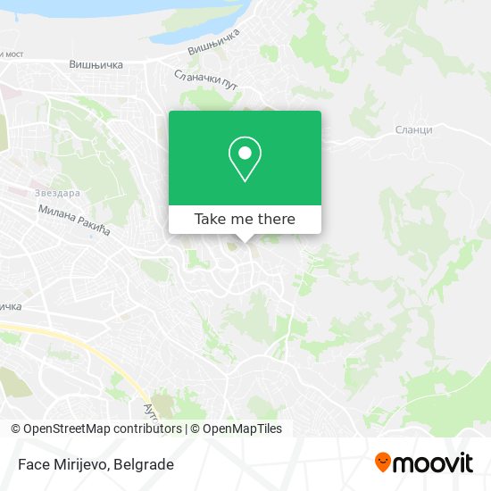 Face Mirijevo map