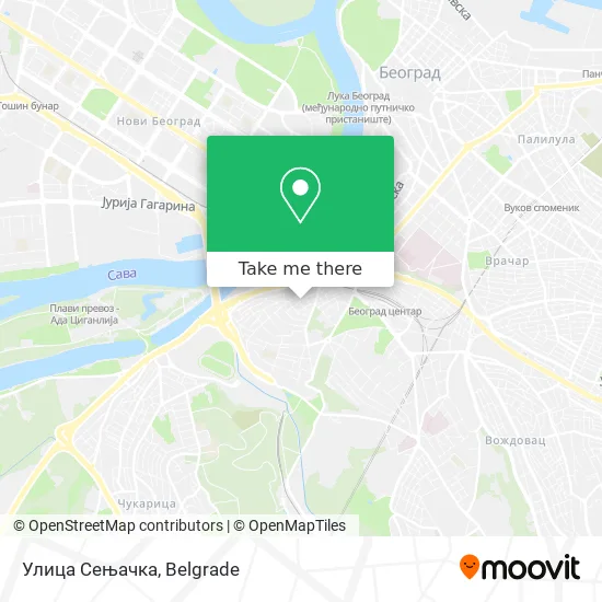 Улица Сењачка map
