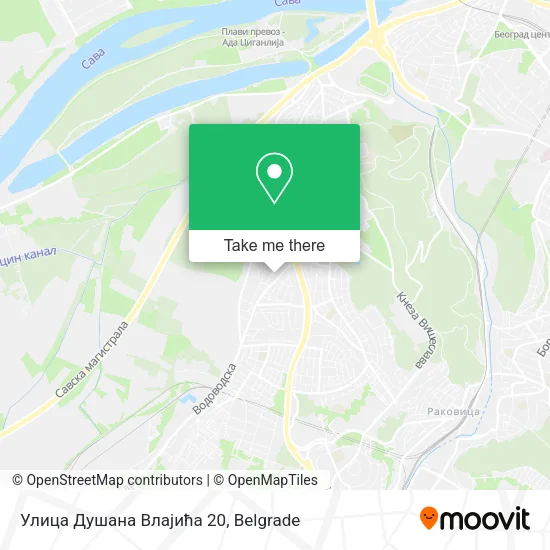Улица Душана Влајића 20 map