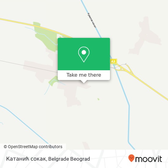 Катанић сокак map