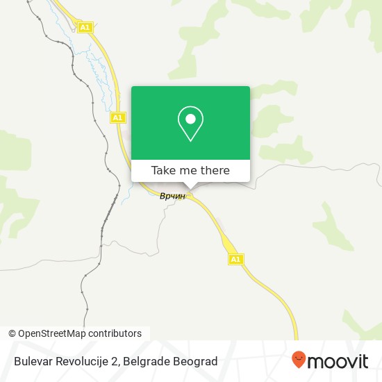 Bulevar Revolucije 2 map