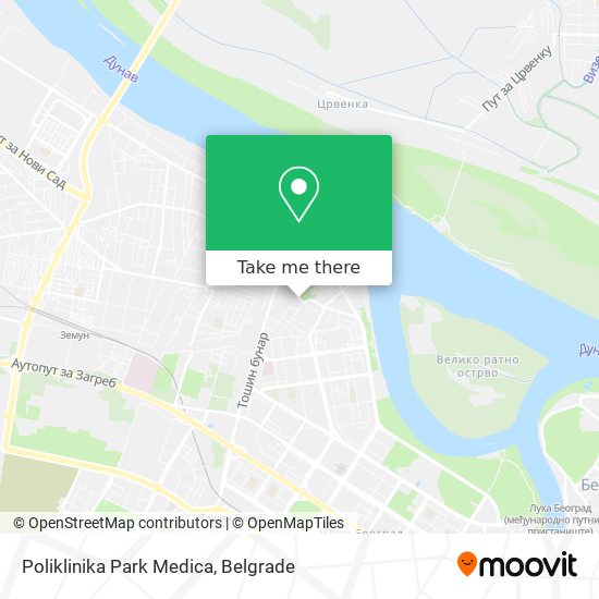 Poliklinika Park Medica map