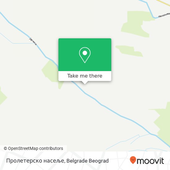 Пролетерско насеље map