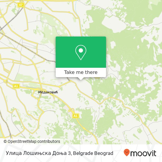 Улица Лошињска Доња 3 map