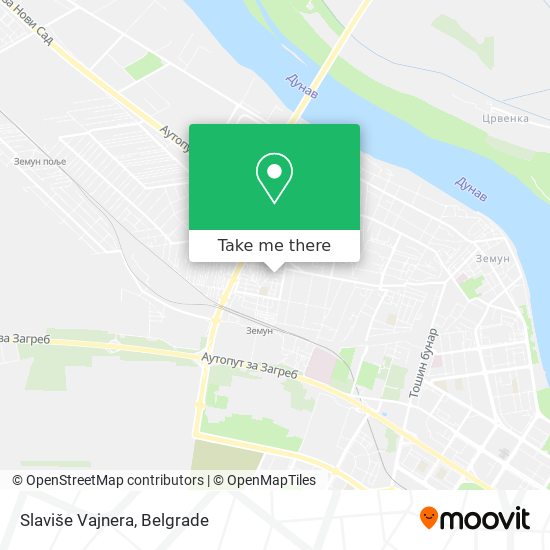 Slaviše Vajnera map
