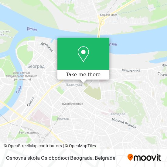 Osnovna skola Oslobodioci Beograda map