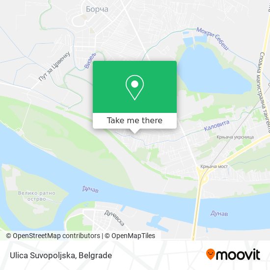 Ulica Suvopoljska map