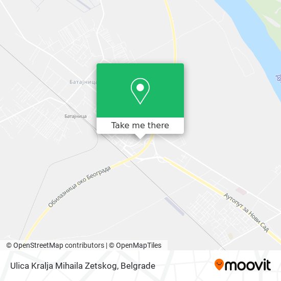 Ulica Kralja Mihaila Zetskog map