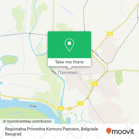 Regionalna Privredna Komora Pancevo map