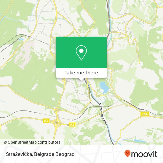 Straževička map