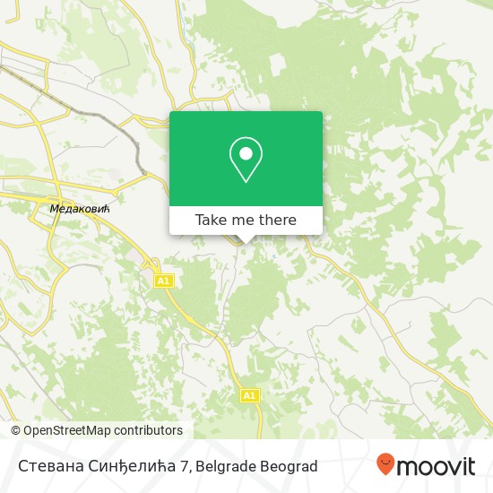 Стевана Синђелића 7 map